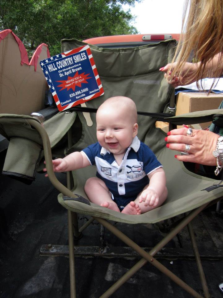 Comfort 4th of July Parade Hill Country Smiles Orthodontics