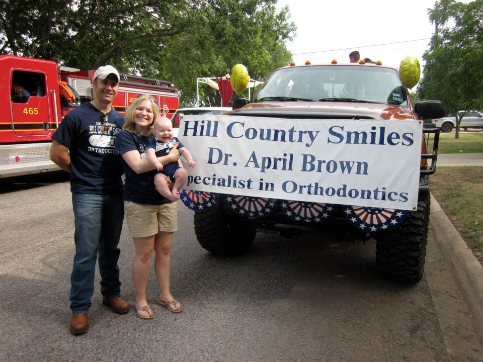 Comfort 4th of July Parade Hill Country Smiles Orthodontics