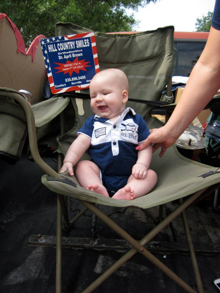 Comfort 4th of July Parade Hill Country Smiles Orthodontics